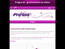 Tablet Screenshot of progra.sk