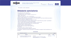 Desktop Screenshot of crm.progra.pl